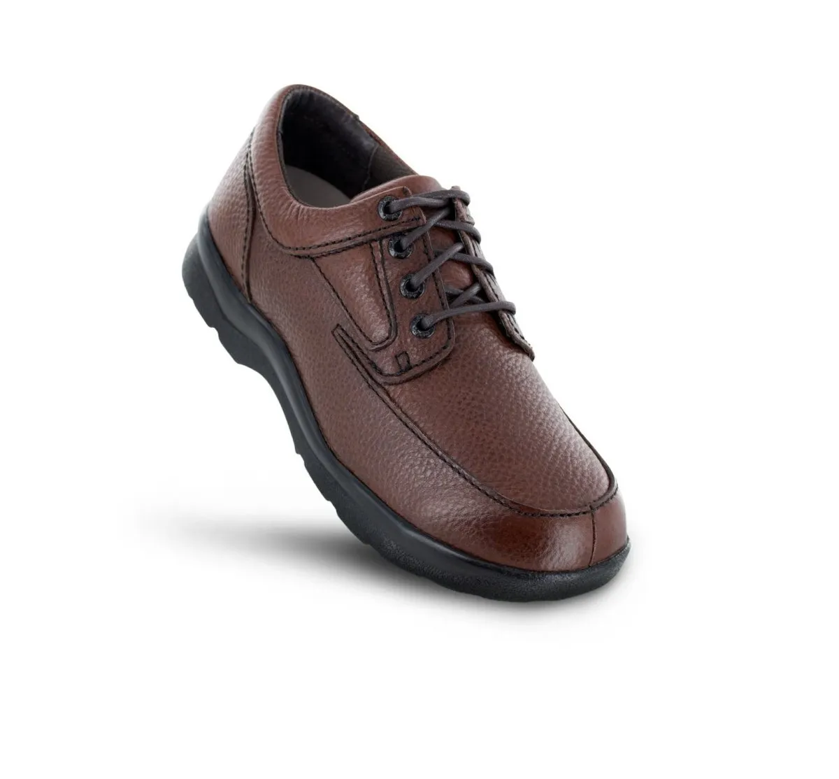 Apex Y910m Ariya Moc Toe Dress Men's Shoe In Brown Moc