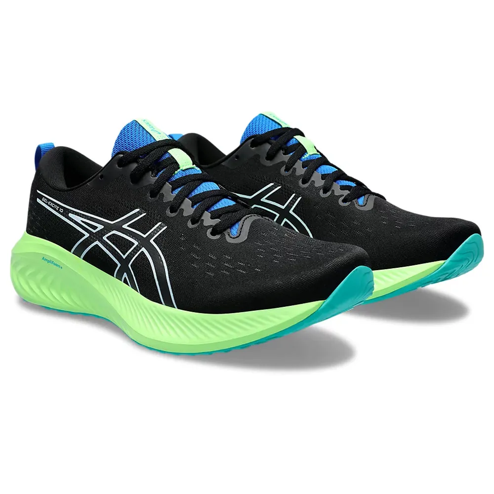 ASICS GEL-EXCITE 10 (M) - (BLACK/LIGHT BLUE) RUNNING SHOES