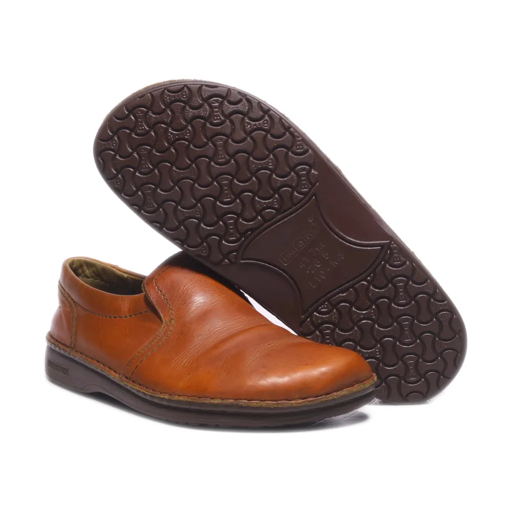 Birkenstock Loafers Leather Brown Colour For Men