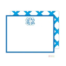 Blue Bamboo Flat Note Cards