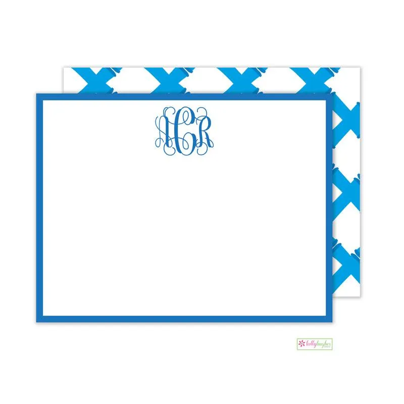 Blue Bamboo Flat Note Cards