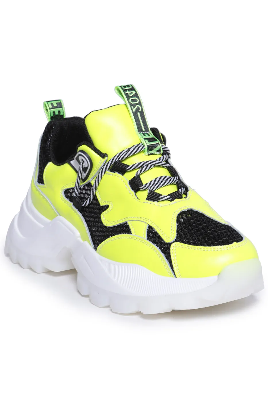 Bolt Chunky Sneakers - Neon