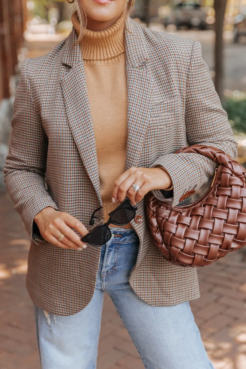 Boss Babe Oversized Plaid Blazer - FINAL SALE