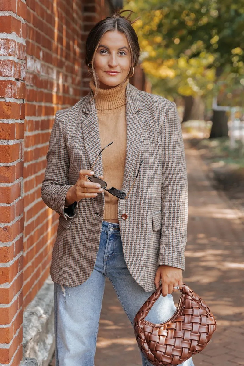 Boss Babe Oversized Plaid Blazer - FINAL SALE