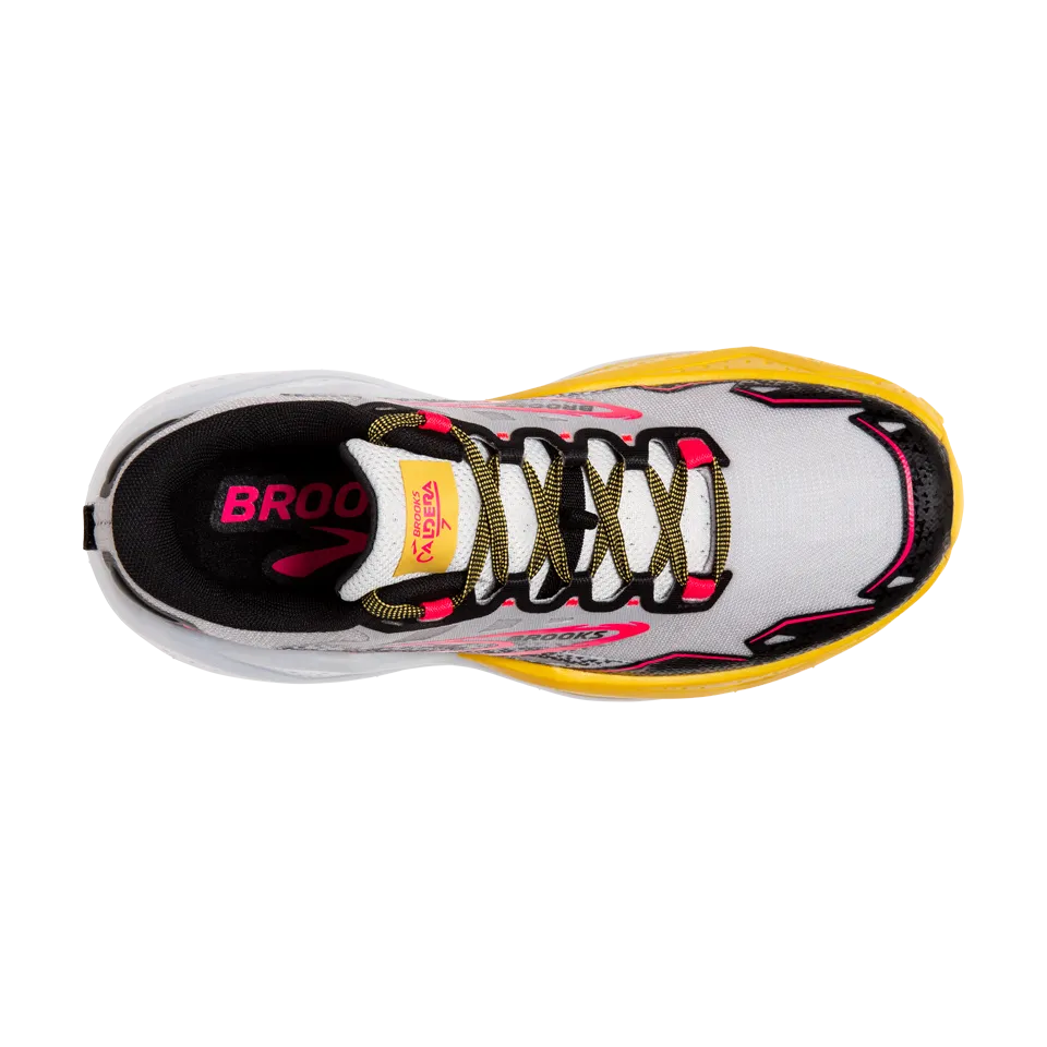 Brooks Women's Caldera 7 Lunar Rock/Lemon Chrome/Black