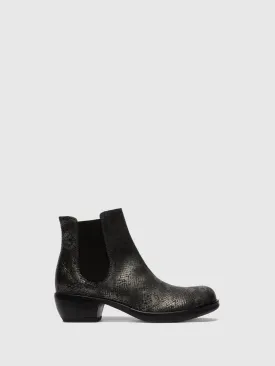 Chelsea Ankle Boots MAKE PANDORA BLACK/SILVER