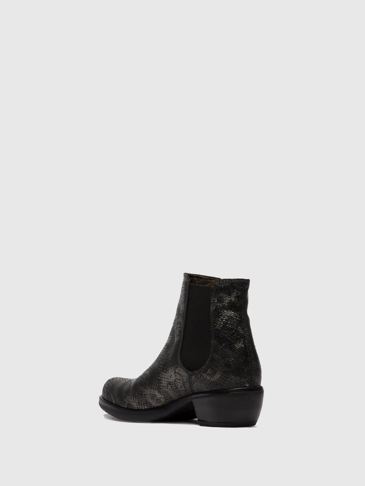 Chelsea Ankle Boots MAKE PANDORA BLACK/SILVER