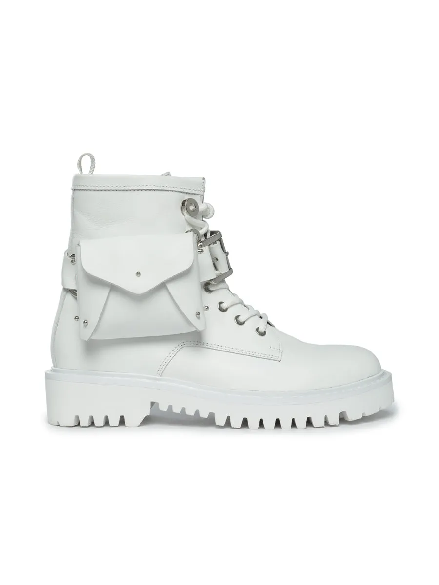 Combat Utility Boots - White