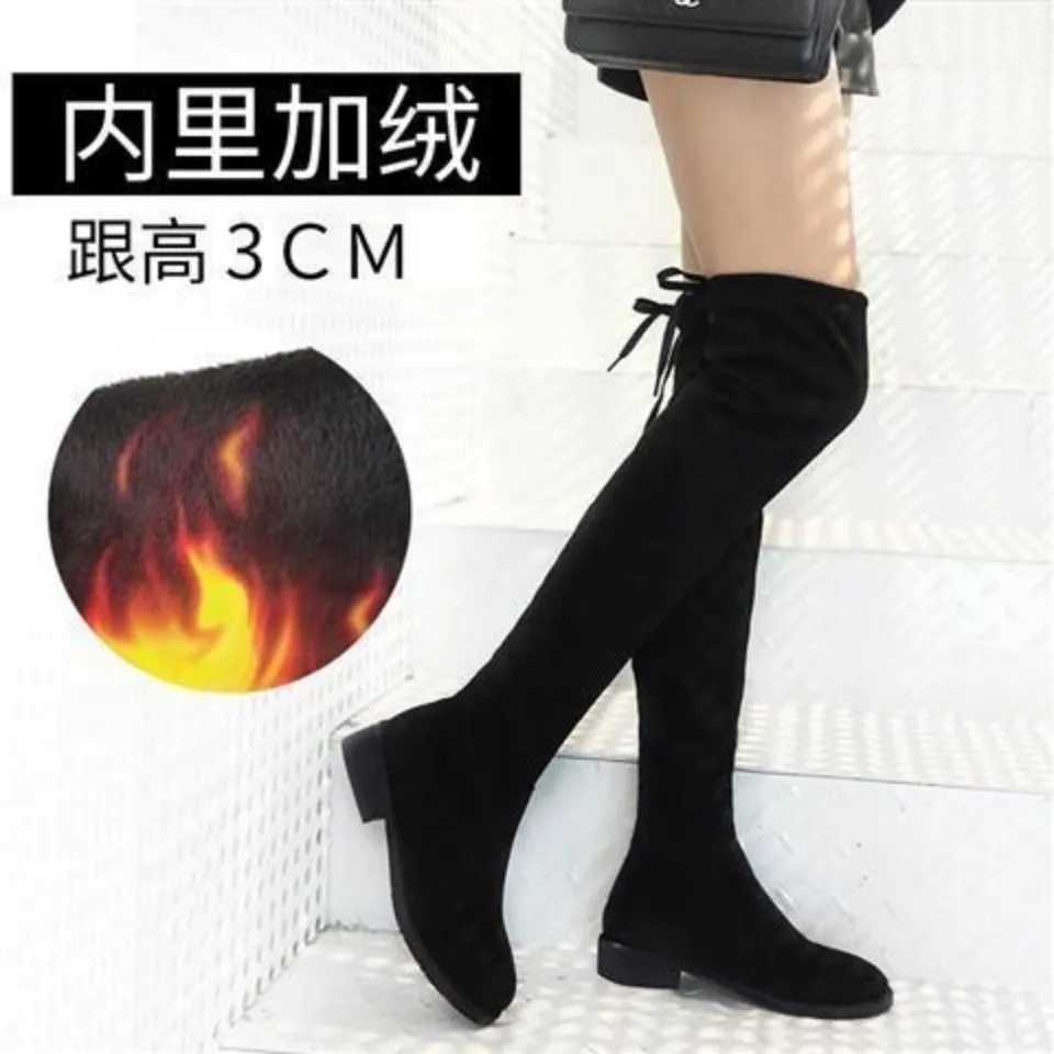 Fashion Women Boots Spring Winter Over The Knee Heels