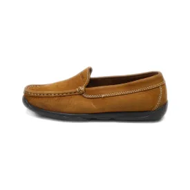 Geox Loafers Leather Brown Colour For Kids