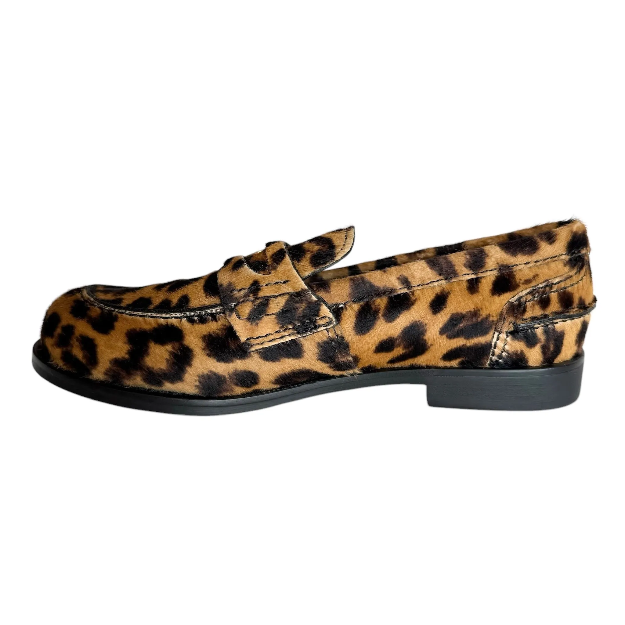 Leopard Logo Loafers - 8