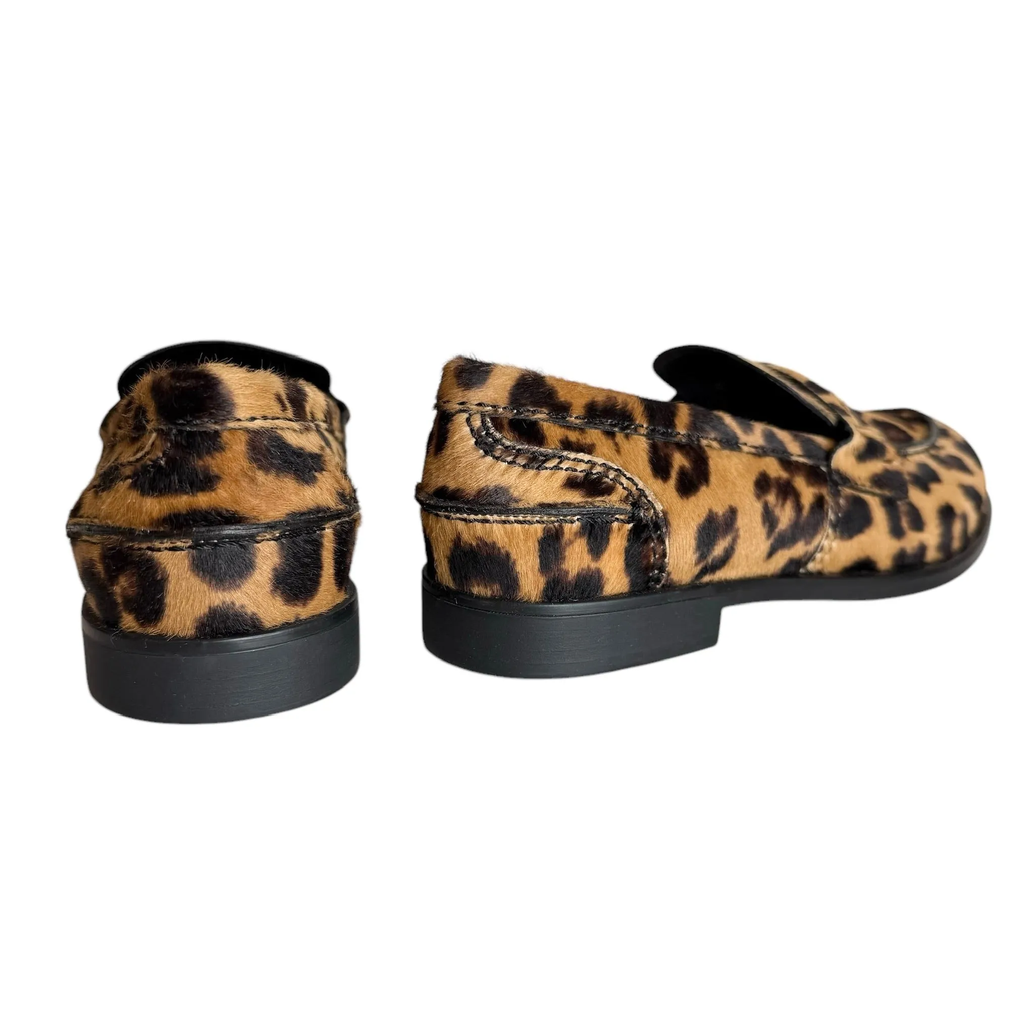 Leopard Logo Loafers - 8