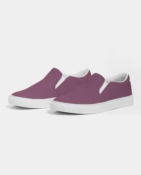 Medium Dark Magenta Slip-On Canvas Sneakers | Women's | Medium Dark Pastel Magenta | C0M60Y0K60