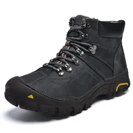 Men's Ankle Boots Waterproof Anti-slip Trekking Outdoor Hunting Hiking Snow Shoes | T8010