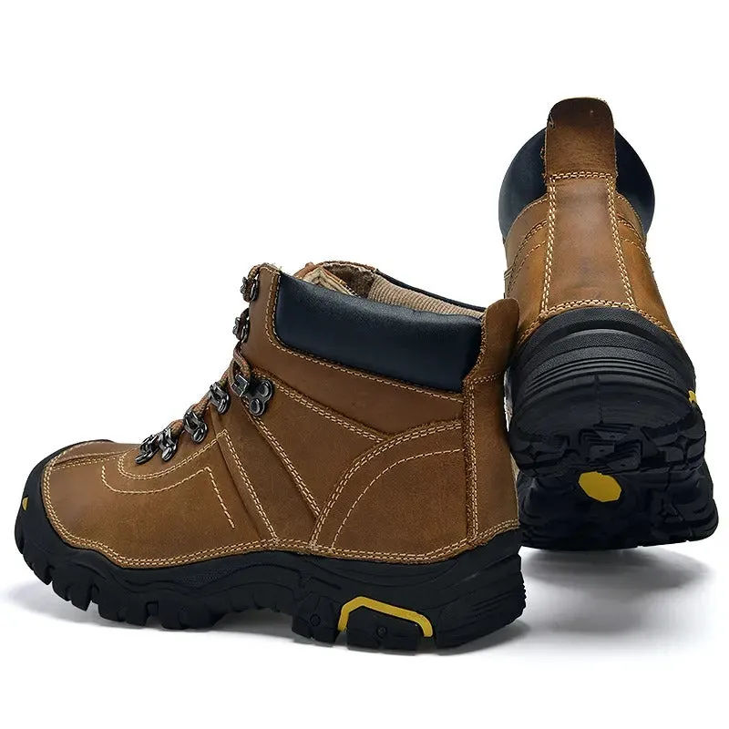 Men's Ankle Boots Waterproof Anti-slip Trekking Outdoor Hunting Hiking Snow Shoes | T8010