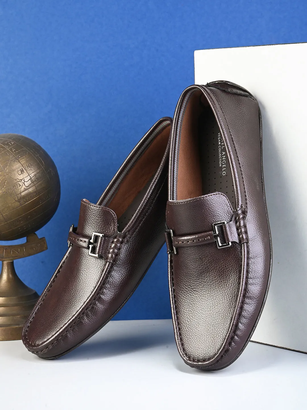 Michael Angelo's Marsala Loafers For Men