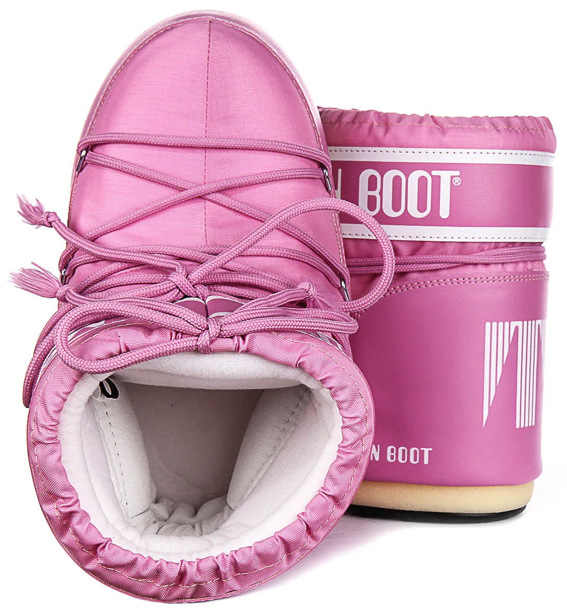 Moon Boot Icon Low Nylon In Pink For Women