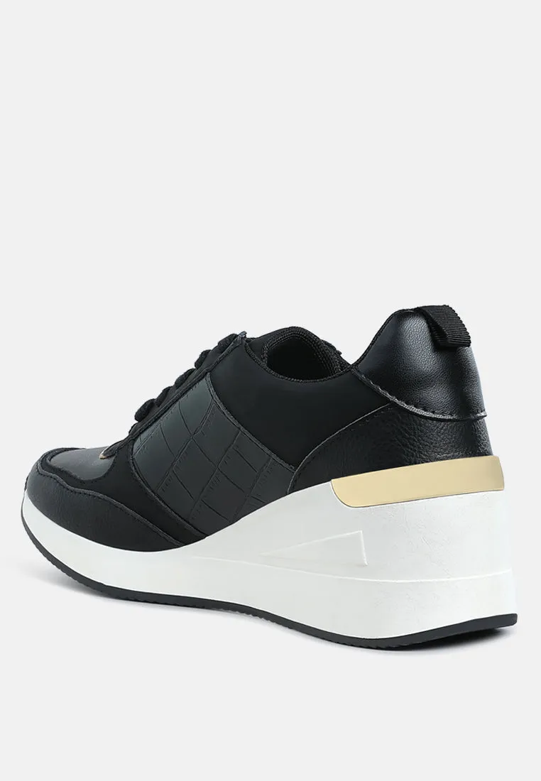 Noltas Chunky Wedge Heel Sneaker