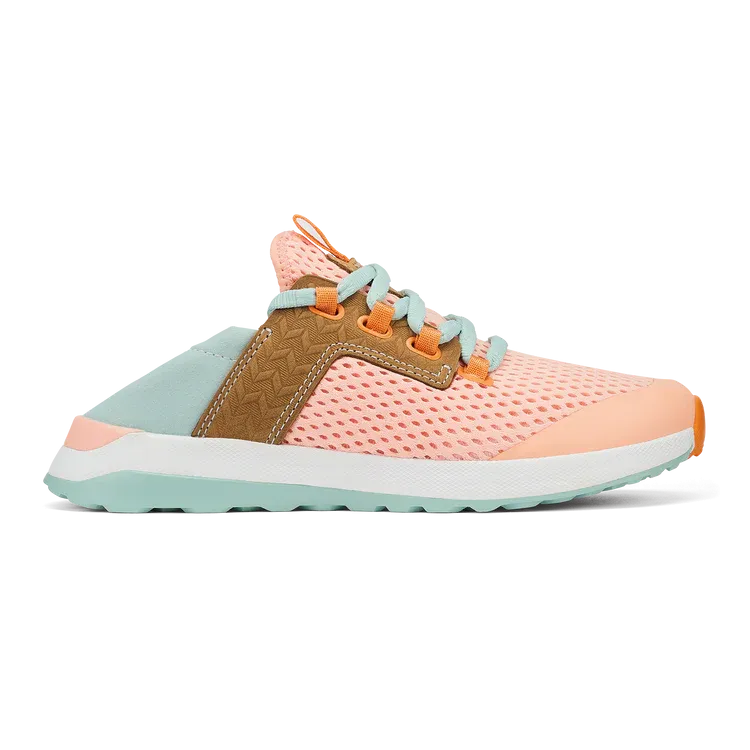 Olukai Women's Wailuku Walking Sneaker - Peach/Swell 20478-PCAA