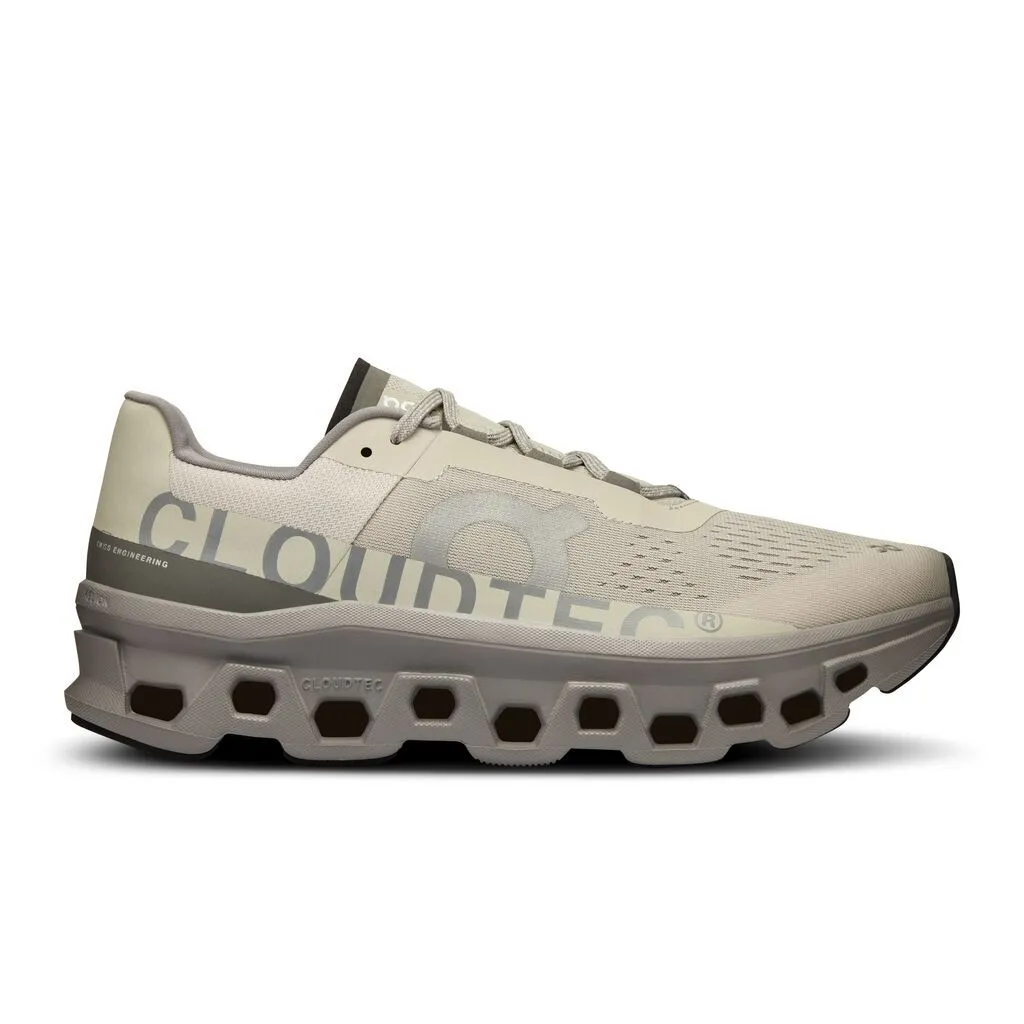 On Running Men's Cloudmonster Sneaker - Ice/Alloy