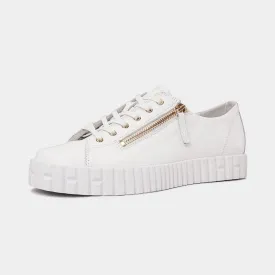 Osloe White Leather Sneakers