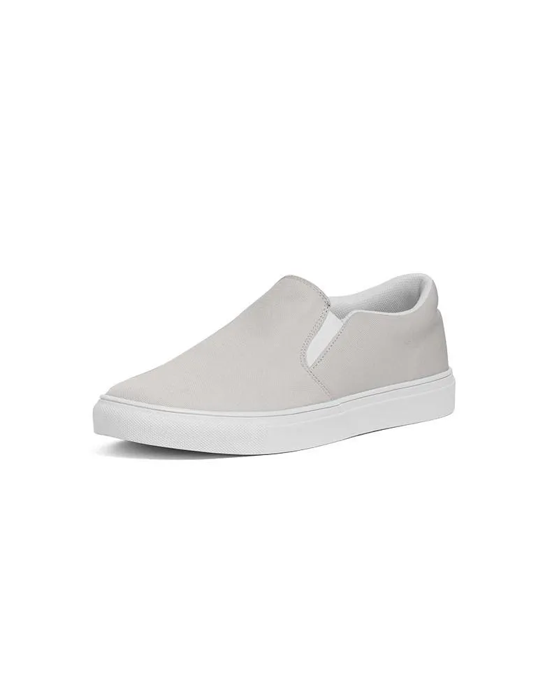 Pale Brown Slip-On Canvas Sneakers | Women's | Light Muted Pale Brown | C10M10Y10K0