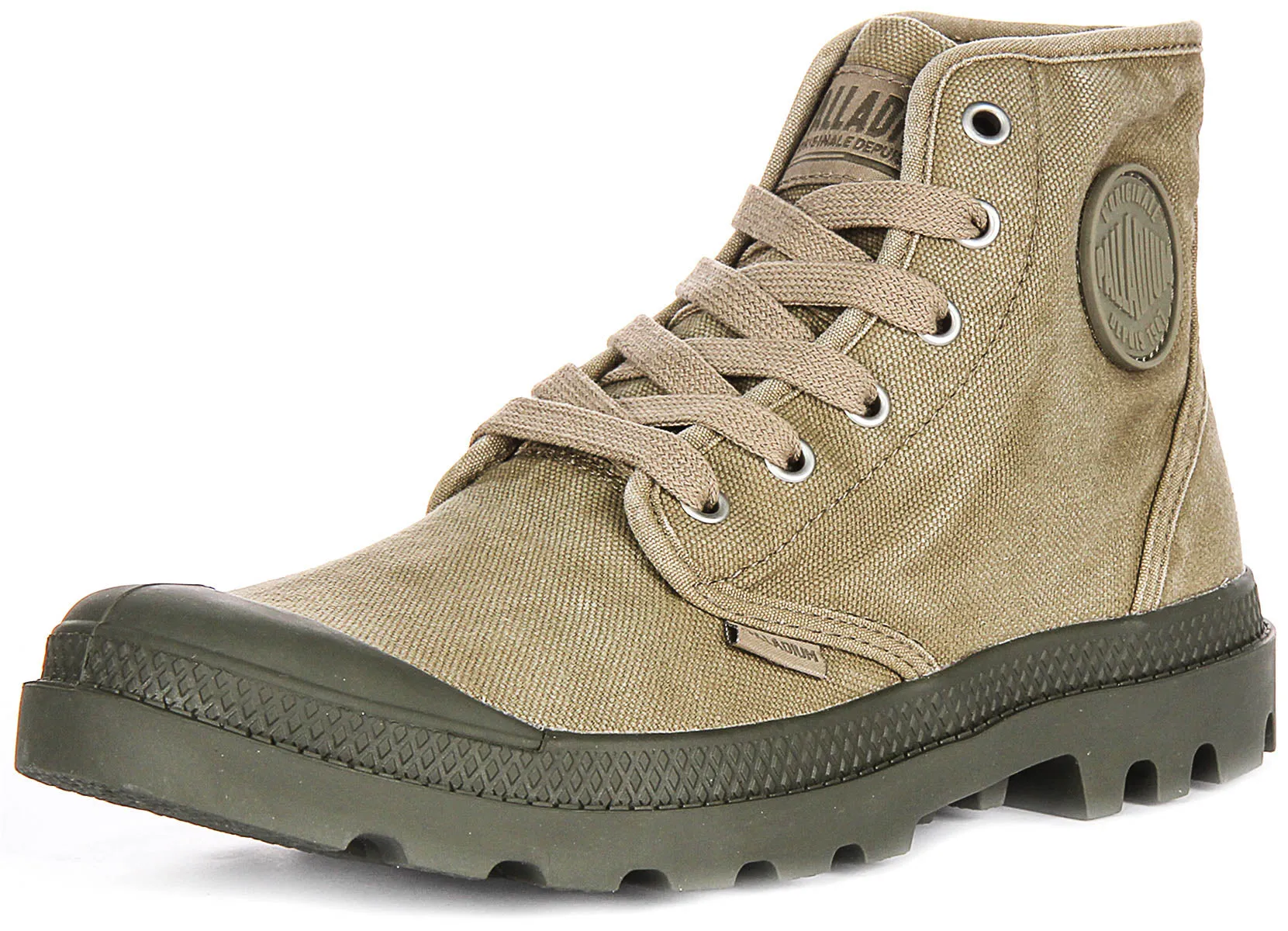 Palladium Pampa Hi In Dusky Green For Men