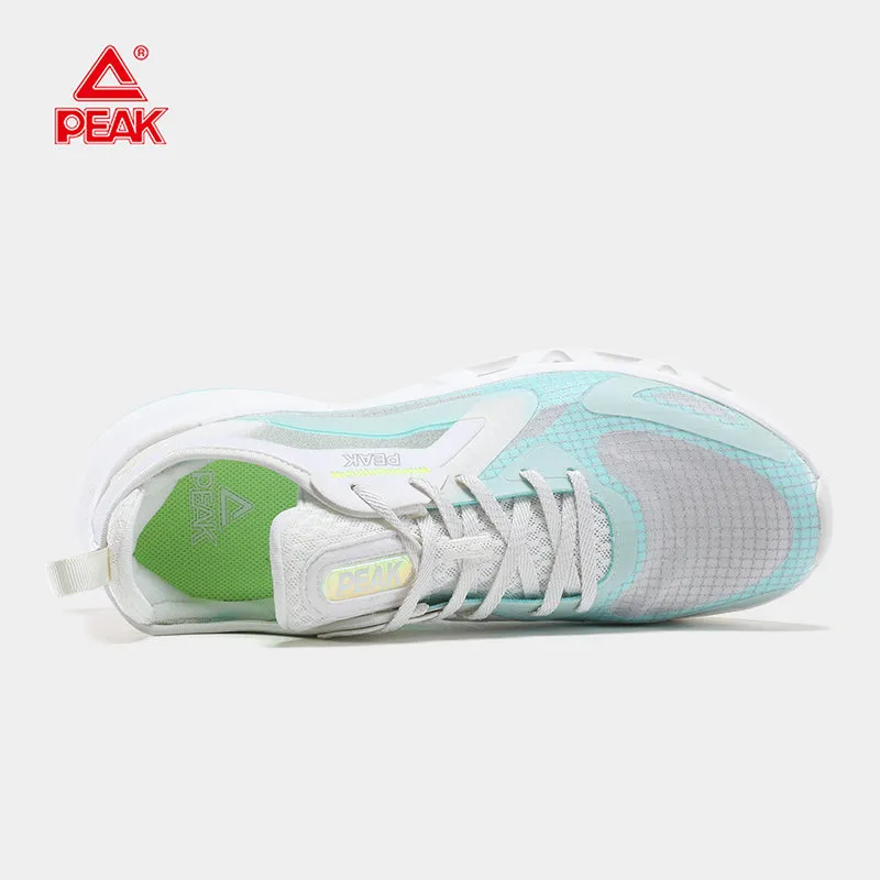 PEAK TAICHI Ultralight Men Casual Non-slip Wearable Sneakers Lightweight Mesh Breathable Sport Running Shoes for Men YUEPAO series E12267H