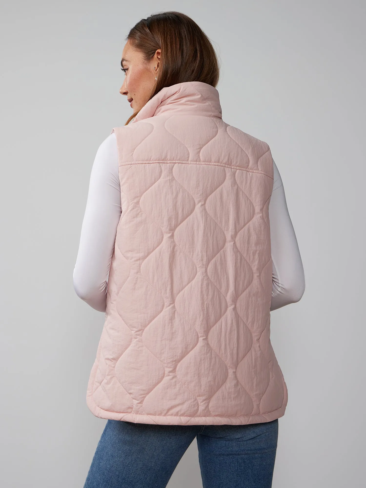 Sleeveless Quilted Puffer Vest