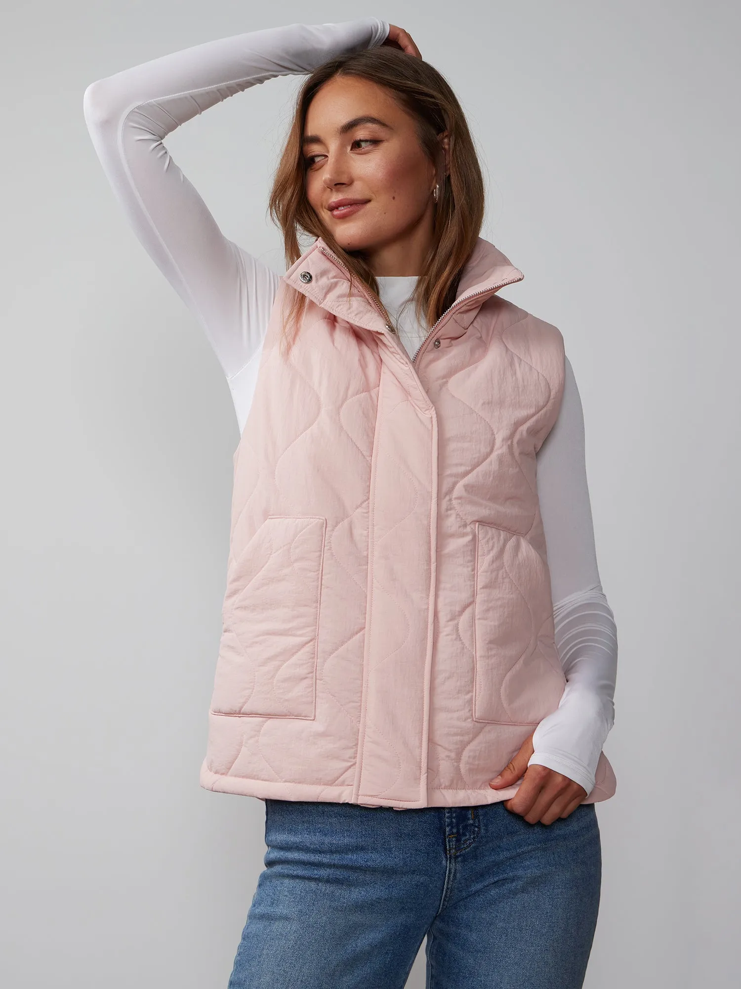 Sleeveless Quilted Puffer Vest