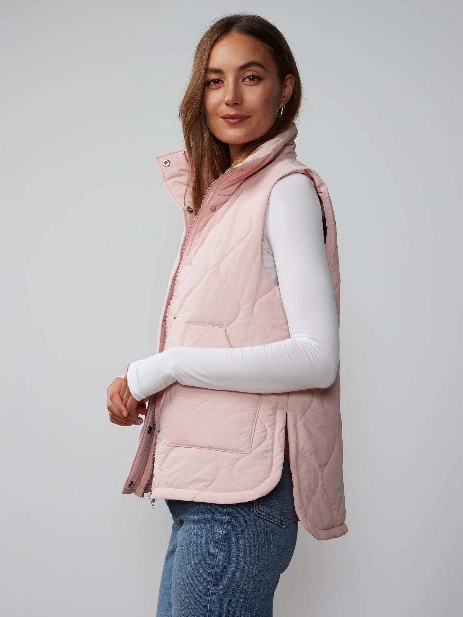 Sleeveless Quilted Puffer Vest