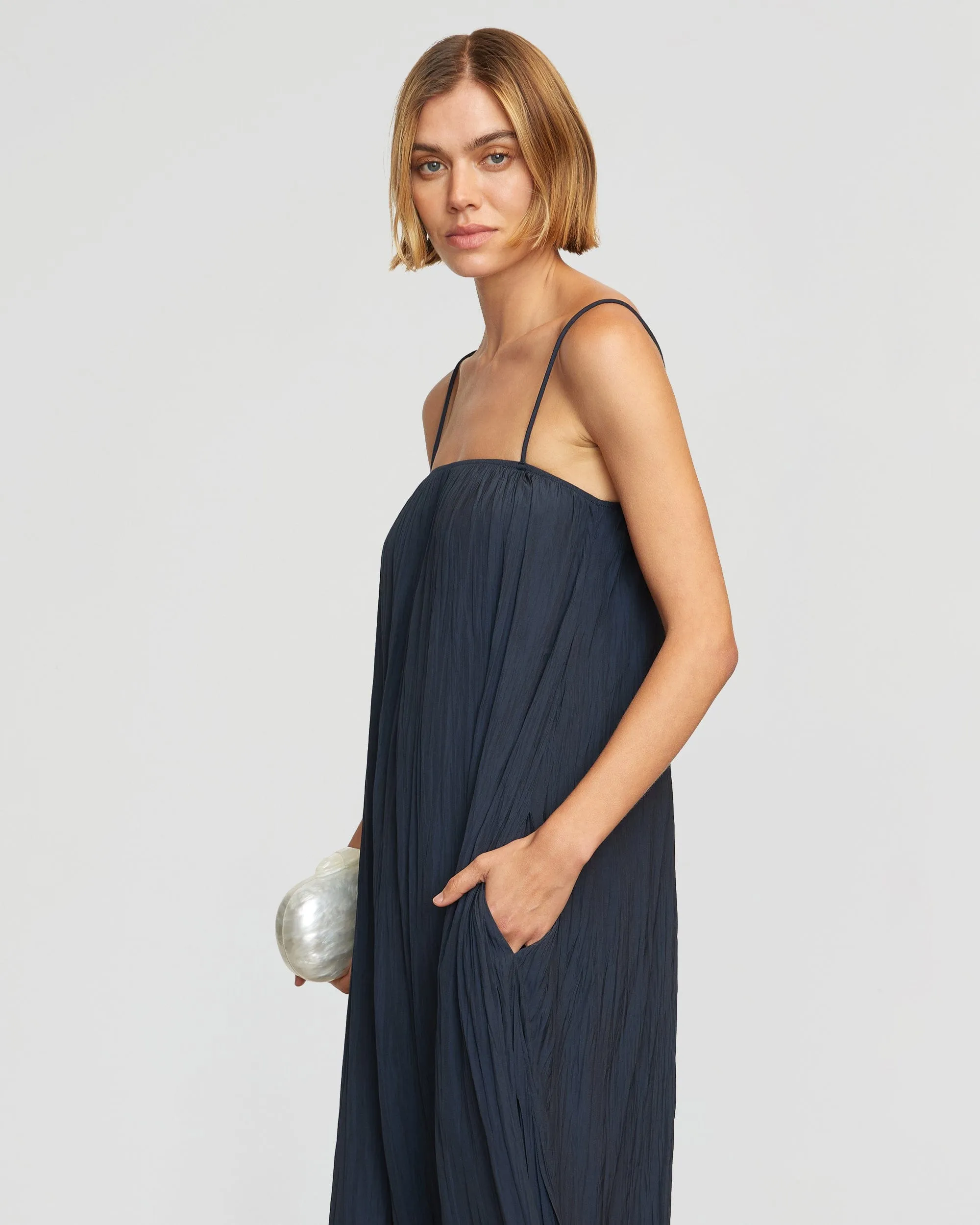 Solange Crinkled Maxi Dress